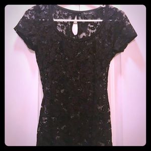 White House Black Market Lace Top